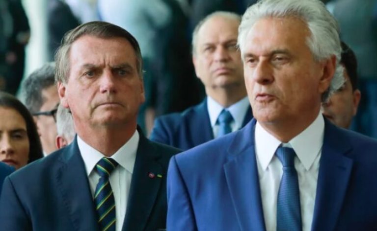 Caiado e Bolsonaro