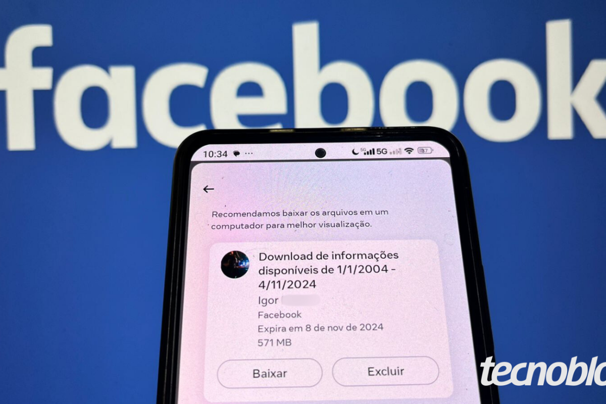 Como baixar suas informações do Facebook? Saiba fazer o backup dos dados da conta • Aplicativos e Software • Tecnoblog