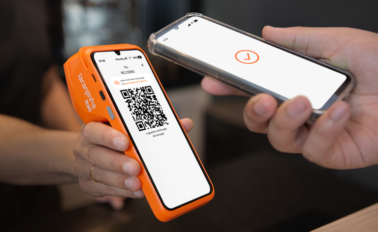 Pix por aproximação nas maquininhas do Itaú (Imagem: Divulgação/Itaú)