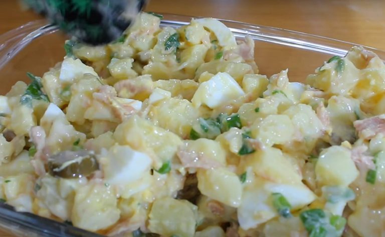 Receita simples de salada de batata