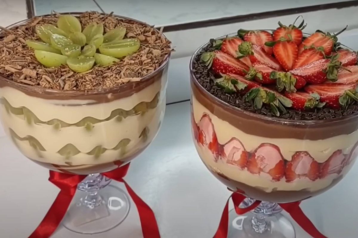 Veja como fazer sobremesa na taça